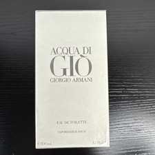 Acqua Di Gio By Giorgio Armani 6.7 oz Edt Spray For Men New In A Box