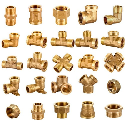 #ad #ad Water Pipe Plumbing Fittings Brass Thread Fittings Straight Elbow Tee 4 Way etc $83.38