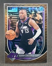 2025-26 Bowman Chrome Basketball - ISAIAH COLLIER Reptilian Refractor #BCV-114