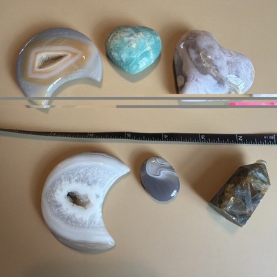Various Crystals In Different Shapes
