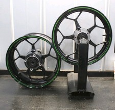 12-23 Kawasaki Zx14 Zx14r Front Rear Wheels Rims Rim Wheel Str8 2012 13 14 15 16