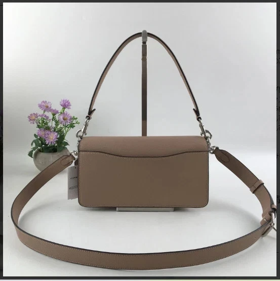 COACH 73995 Tabby Shoulder Bag Brown Dark stone Leather Crossbody Outlet New - Image 4 of 4
