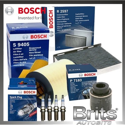 SERVICE KIT for Volkswagen Golf 1.4 TSI 160 2011-2017 Bosch Filters & Spark Plug