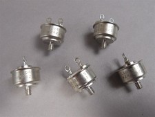 NOS - Lot of (5) Klixon M24236/1-GJDJA Thermostatic Switches 65°min-500°max