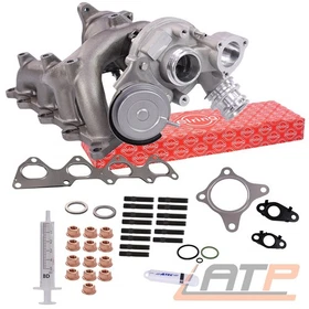 ABGAS-TURBO-LADER FÜR AUDI A1 8X A3 8P BJ 07-13 1.4 TFSI CAXA CNVA CMSA CAXC