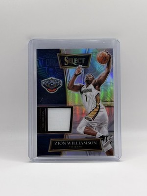 2021-22 Panini Select Selective Swatches Silver Zion Williamson #SS-ZWL 