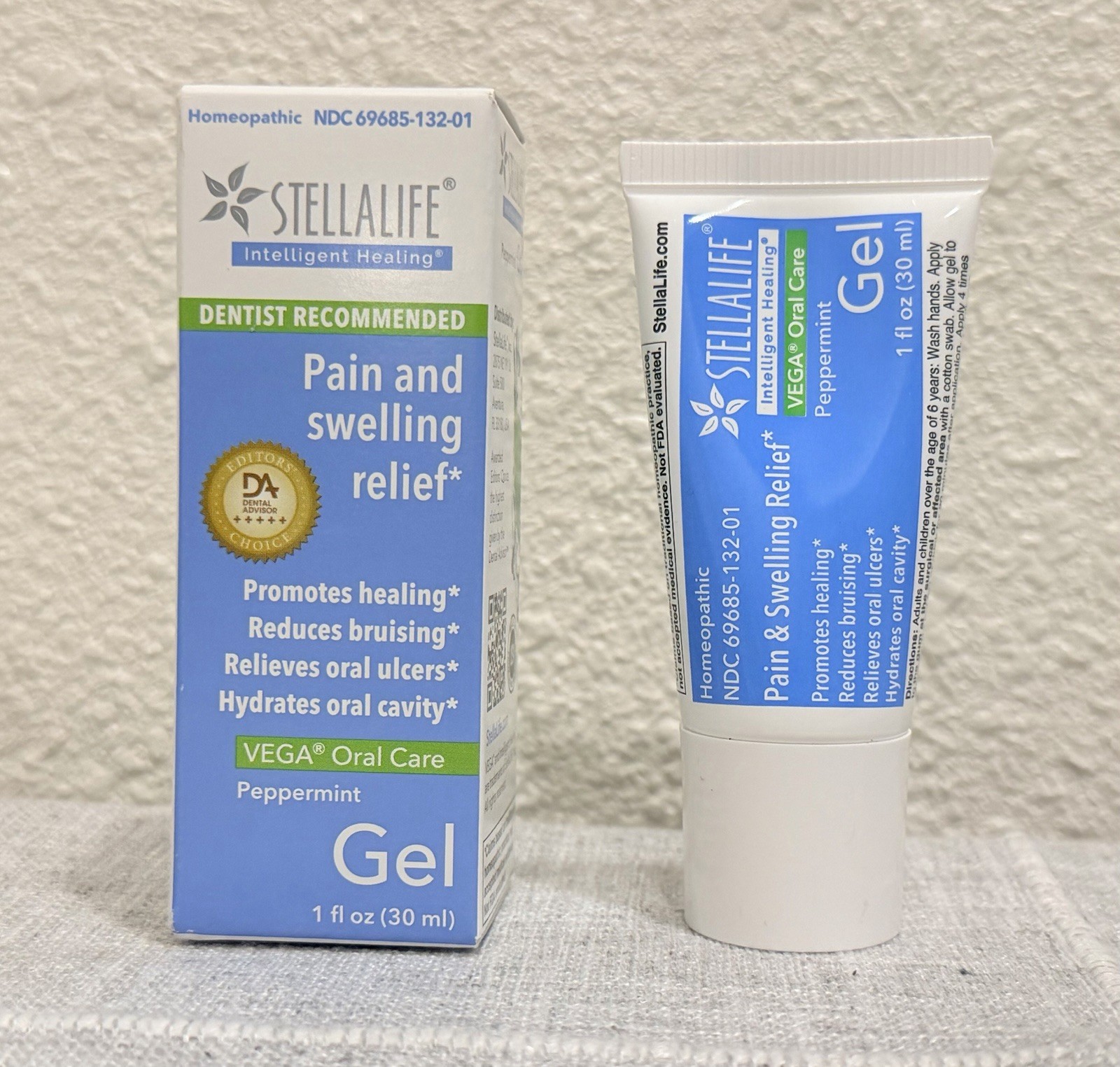 StellaLife Pain & Swelling Relief Peppermint Gel Vega Oral Care