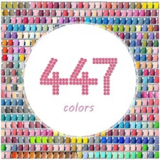 447 Colors Diamond Painting Beads Set