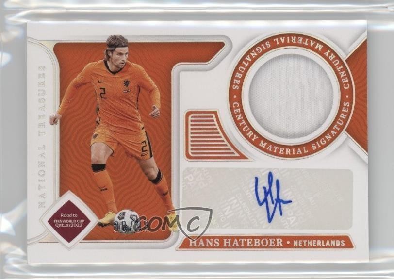 2022 National Treasures Road to FIFA World Cup 88/99 Hans Hateboer Auto 1wl3