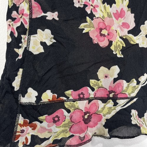 The Limited Sheer Black Floral 3/4 Sleeve Shirt Women's XS - Picture 2 of 6