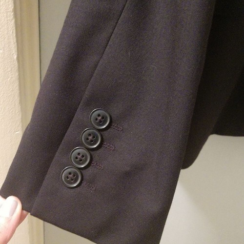 Bar III Blazer Suit Jacket Mens 44R Slim Fit Black - Picture 2 of 9