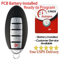 For 2016 2017 2018 Nissan Altima Maxima 5b Keyless Smart Remote Car Key Fob