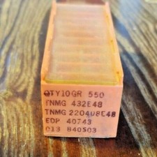 TNMG 432E 48 550 CARBOLOY TNMG 22 04 08E 48, edp 40743 013 840503 lot of 4