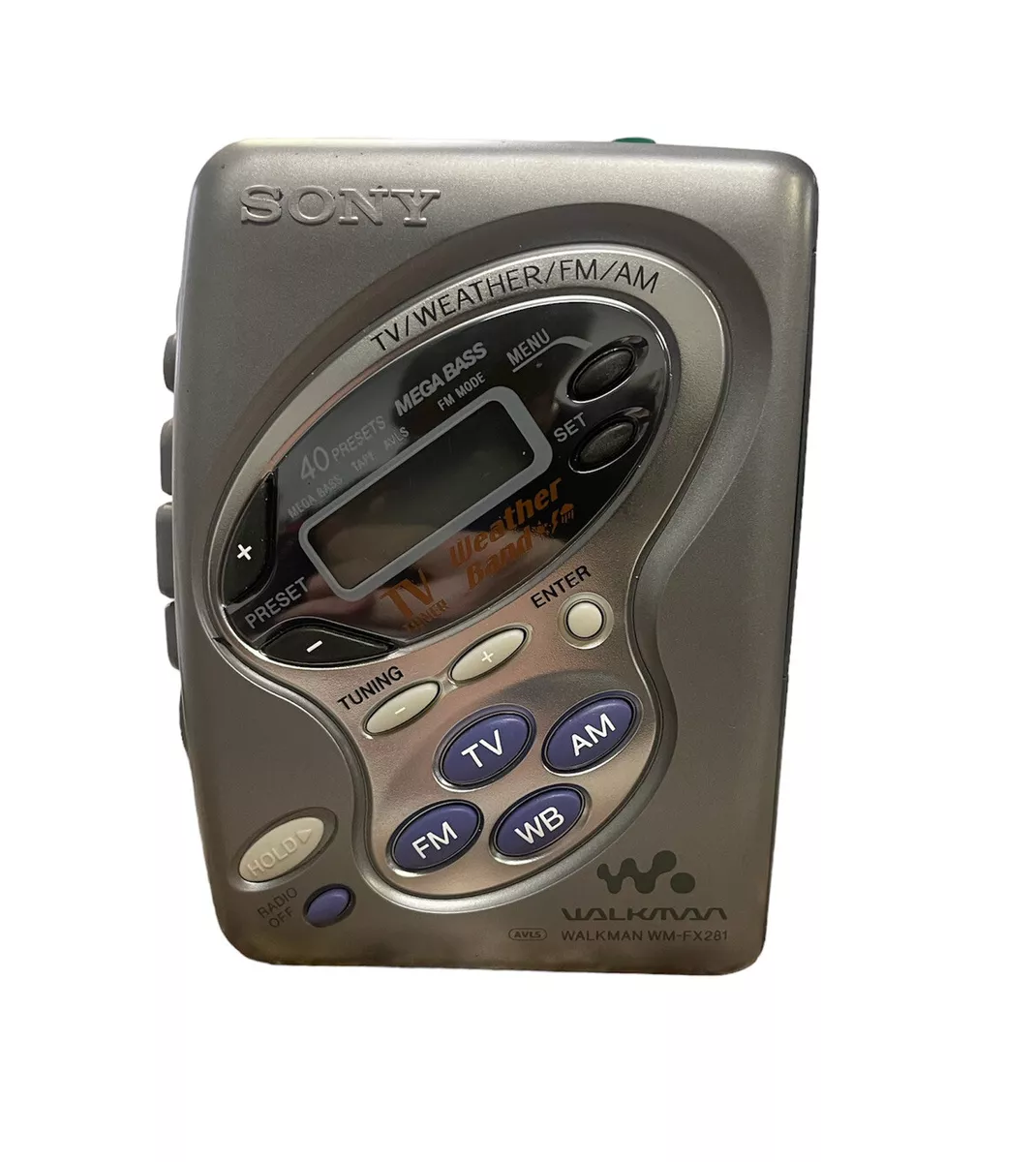 Sony Walkman WM-FX281 AM/FM Portable Cassette Player