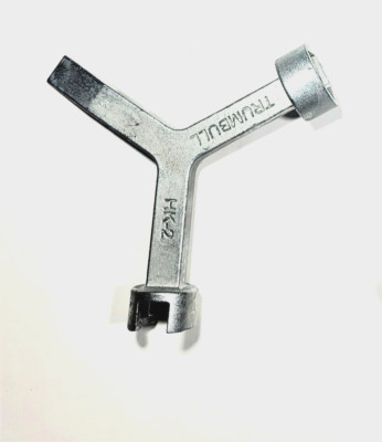 Trumbull HK-2 Meter Box Key/Curb Key/Wrench, Std + Lg Pentagon Nut, Meter Valve