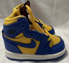 Nike Air Jordan 1 Retro High OG TD Yellow FD2598-700. Toddler Sz: 3C