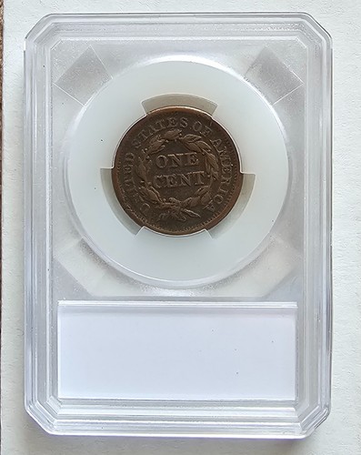 1855 LARGE US CENT CIRCULATED - Picture 2 of 2