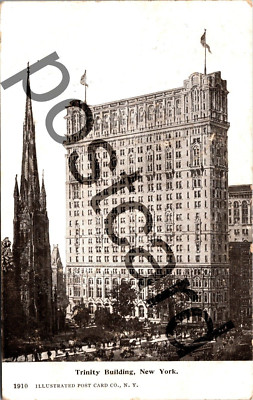 1906? NEW YORK, Trinity Building, Illustrated Post Card Co postcard jj146