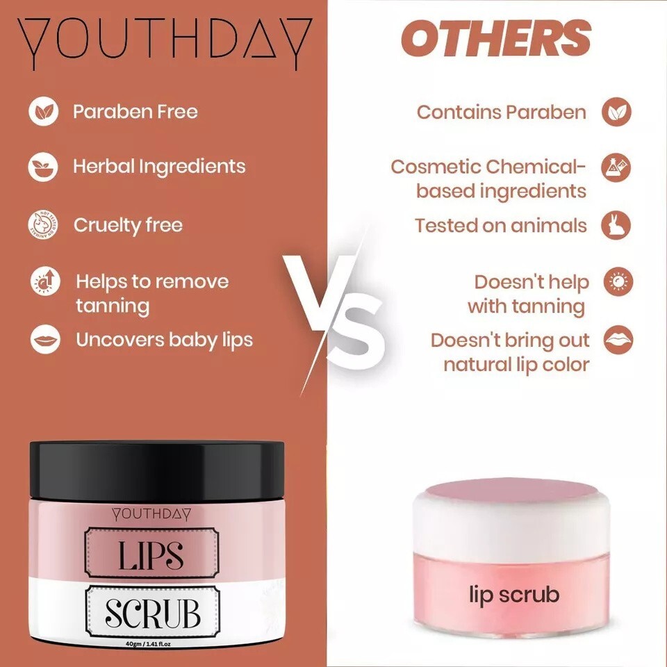 Lip Mask Valentine's Day Gifts Lip Exfoliator Scrub and Moisturizer Gift 40g-image