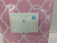 Pottery Barn Kids Abigail PINK Lined Drapes Curtains Panels 44x96 blackout 3 n 1