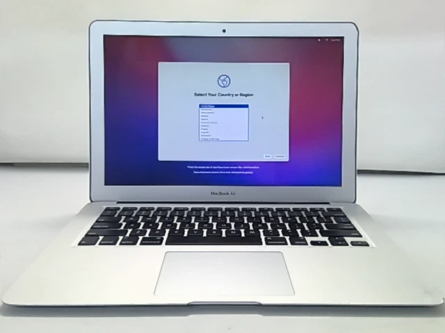 MacBookAir7,2 13.3 (2015) 8GB RAM, 128GB SSD, 1.6 GHz Core i5 (I5