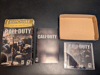 Call of Duty: Game Of The Year (PC, 2003) Windows GOTY CIB Infinity Ward