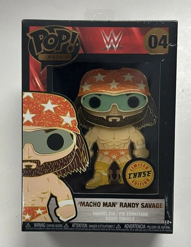 Funko Pop! Pin WWE "Macho Man" Randy Savage #04 CHASE Enamel (NEW)