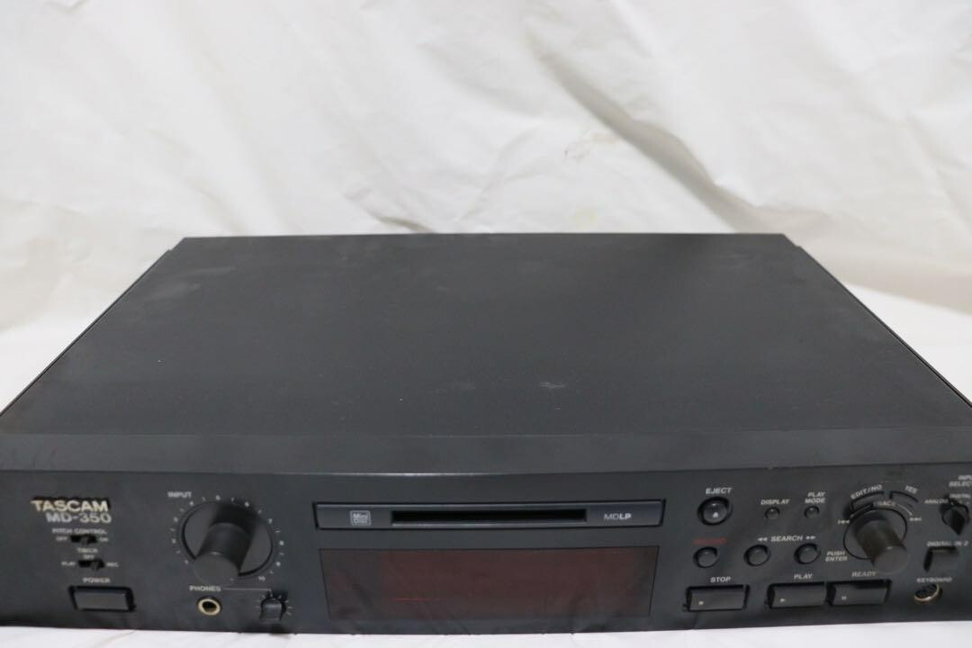 Tascam MD350 Mini Disc Player Recorder MD Deck Black eBay
