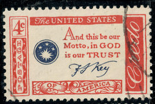 USA - 1960 - Quotations - The American Credo - Francis Scott Key - 4¢ - #3075