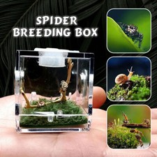 Jumping Spider Habitat Acrylic Breeding Box Cage For Ant Spiders Insect Case