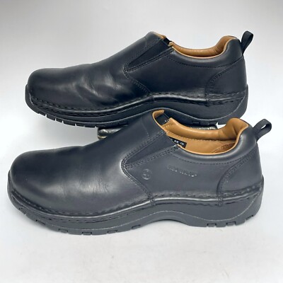 Red Wing Work Shoes Safety Toe Black Leather Mens 6700 Slip  display picture 3