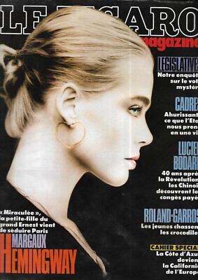 LE FIGARO MAGAZIN Nr. 13613 04.06.1988 Margaux Hemingway / Côte d'Azur Special