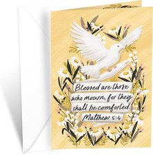 Greetings Religious Sympathy Cards, Made in America, Eco-Friendly, Thick Card St