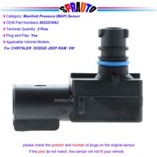 Manifold Pressure Sensor For Chrysler 300 Dodge Charger Durango Jeep AS321 MP114