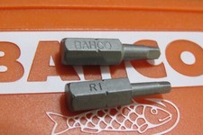 BAHCO R1 and R2  square/robertson SCREWDRIVER BITS  1/4" HEX 25MM TOP QUALITY