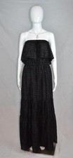 Michael Kors M Strapless Full Length Black Sparkling Evening Gown $175.00 MSRP