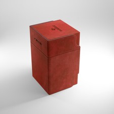 Watchtower 100 Card Convertible Deck Box: Red GameGenic
