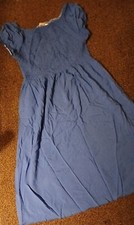 Blue sleeveless Dress M/L