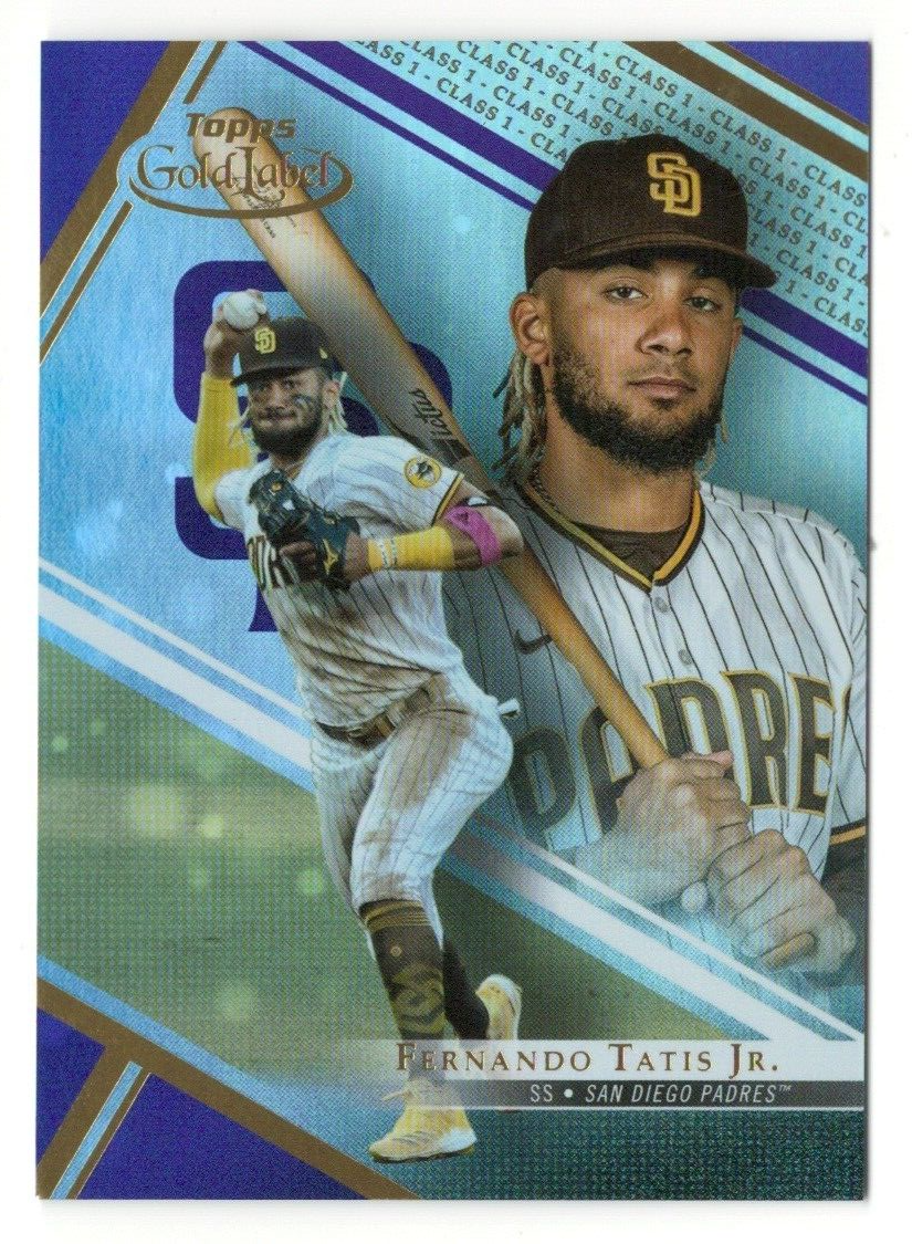 Fernando Tatis Jr 2021 Topps Gold Label Class 1 Purple /99 #95