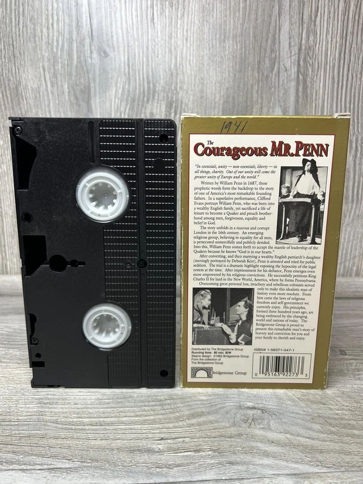 Courageous Mr. Penn (VHS, 2001) - Image 2 of 4