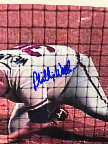Phillip Wellman signiert 8x10 San Antonio Missionsfoto NB Autogramme COA 1 - Bild 2 von 4