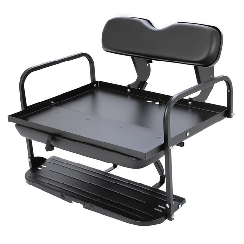 For Yamaha G14 G16 G19 G22 Golf Cart Rear Back Seat Kit Flip Folding Steel Frame - Picture 9 of 16