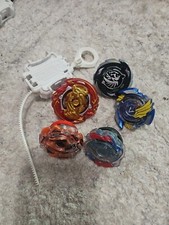 Beyblades Lot Of 5 With Launcher