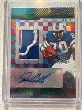Joe Cribbs Immortalized Patch Autograph /10 2024 Panini Illusions Football