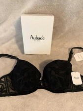 Aubade - Push-Up BH, Herz an Körper, schwarz...