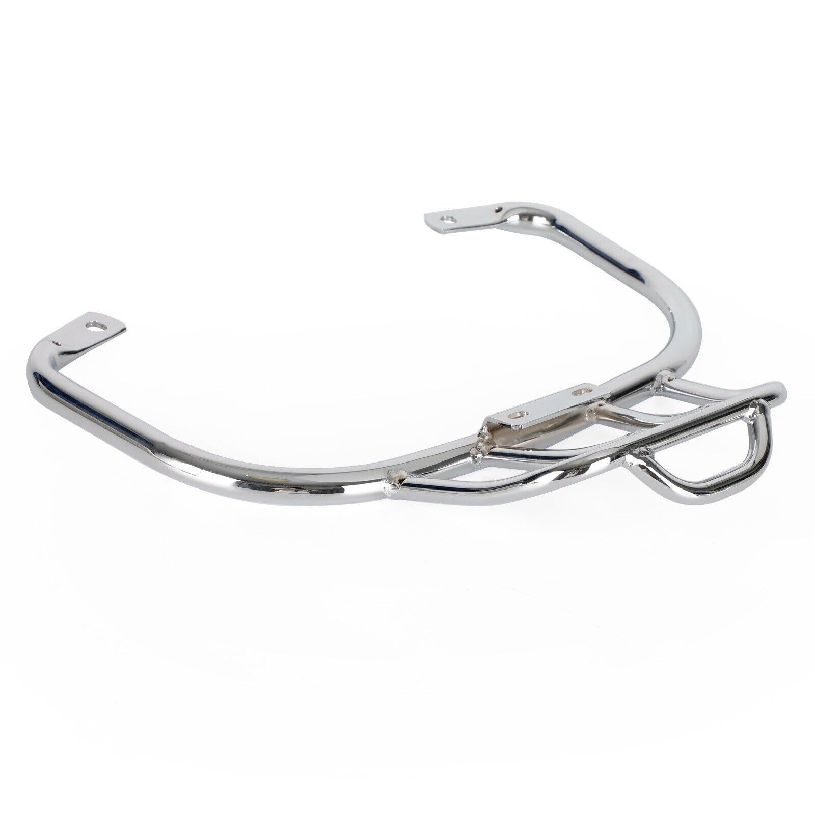 Sloped Rear Rack Carrier Pannier Chrome For Vespa GTS250 GTS300 GTV300 ...