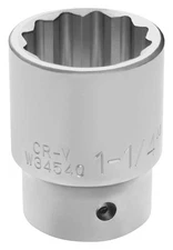 Performance Tool W34540 3/4 Inch Drive 1-1/4 Inch 12pt Socket