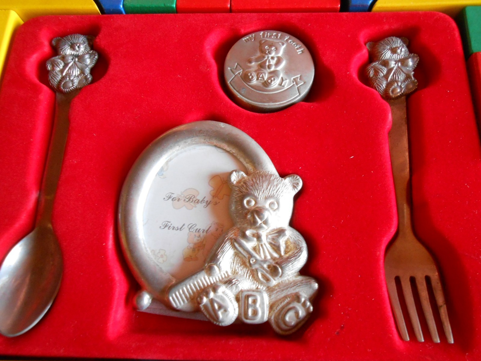 Boîte cadeau à cubes jouets et accessoires de dentition bébé éco - 3