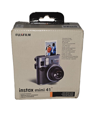 Fujifilm Instax Mini 41 Instant Camera Black - Brand New! Free Shipping