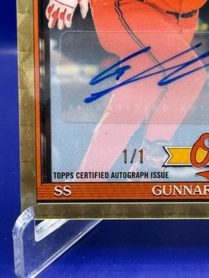 2026 Topps Chrome Gunnar Henderson 1/1 Superfractor Auto 91C-16 | eBay
